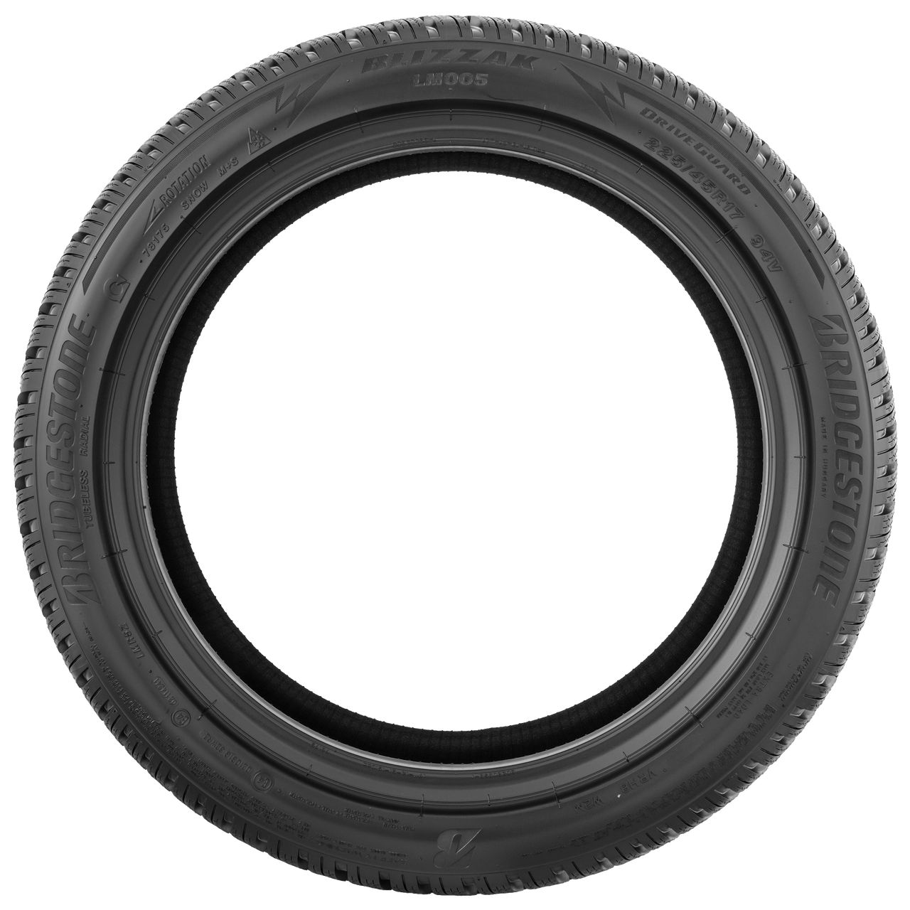 BRIDGESTONE BLIZZAK LM005 DRIVEGUARD RFT 245/45R18 100V LAML MFS XL