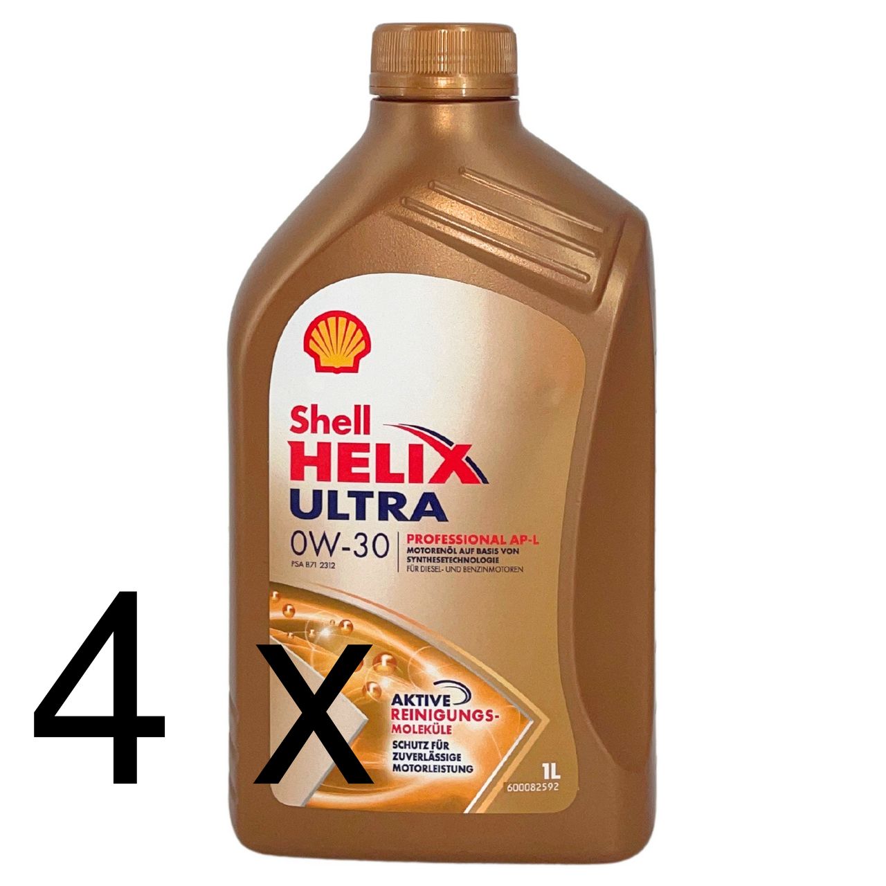 Shell Helix Ultra Professional AP-L 0W-30 4x1 Liter Shell Helix Ultra Professional AP-L 0W-30 4x1 Liter
