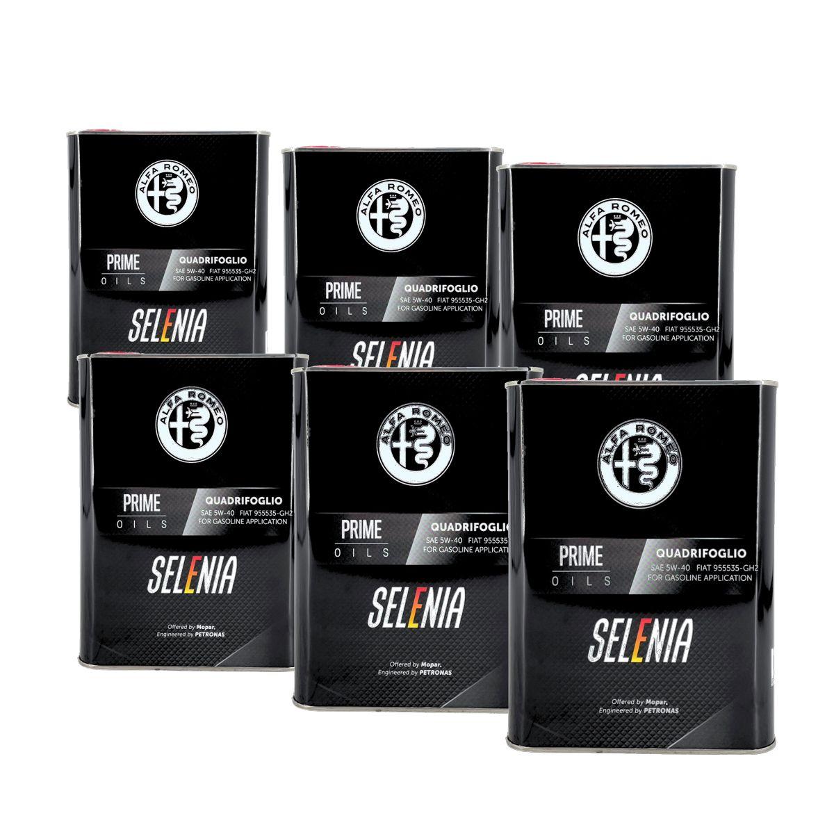 Selenia Quadrifoglio 5W-40 6x2 Liter