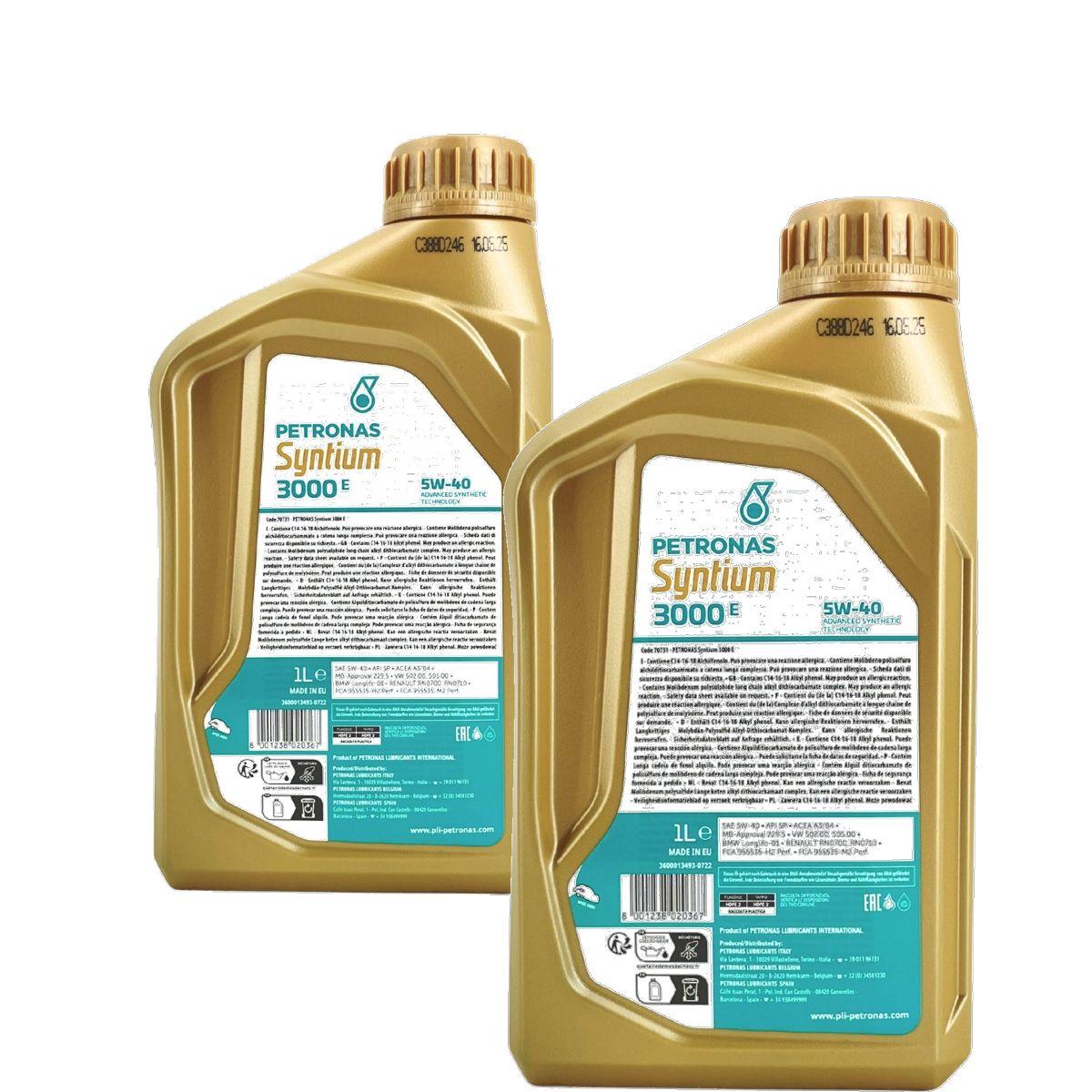 Petronas Syntium 3000 E 5W-40 SP 2x1 Liter