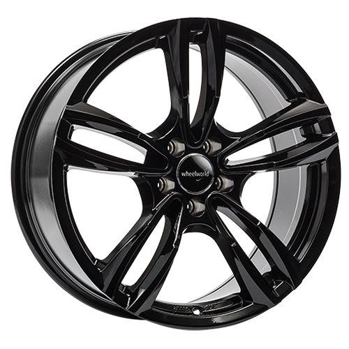 WHEELWORLD-2DRV WH29 black glossy painted 8.5Jx18 5x112 ET35