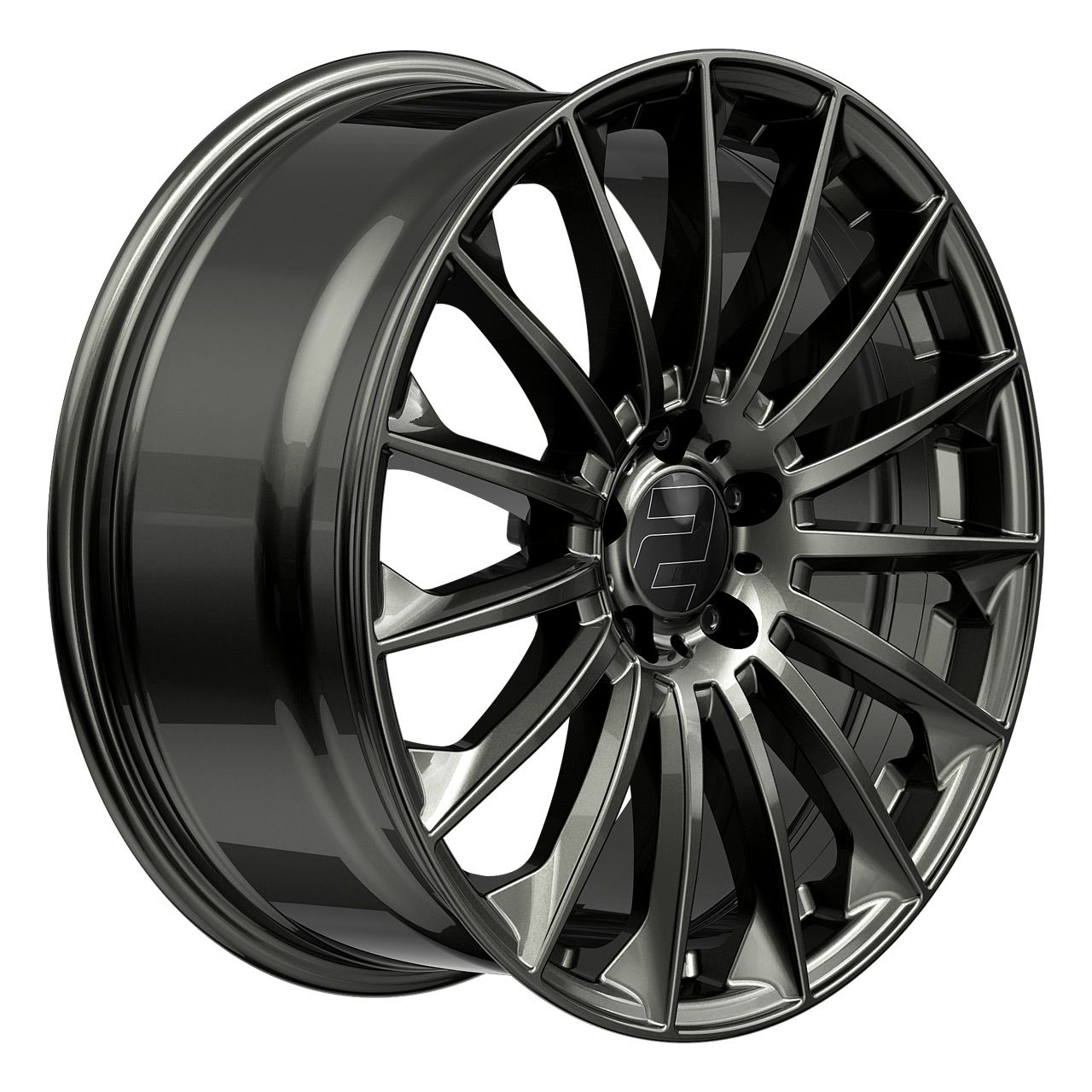 WHEELWORLD-2DRV WH39 Dark gunmetal full painted 8.0Jx18 5x112 ET48