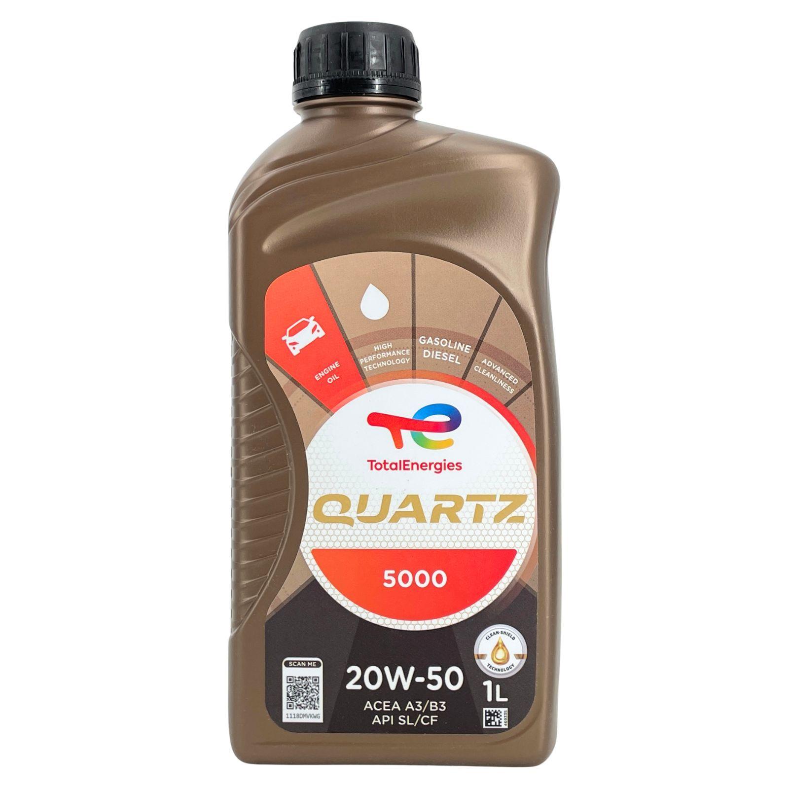 Total Quartz 5000 20W-50 1 Liter