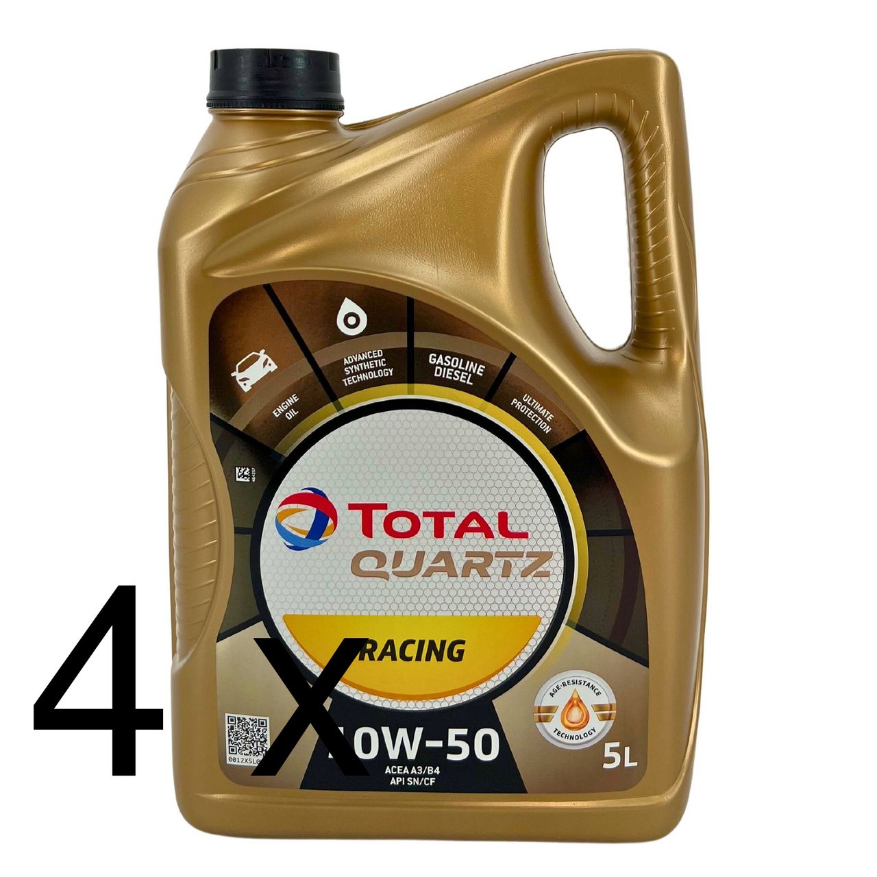 Total Quartz Racing 10W-50 4x5 Liter