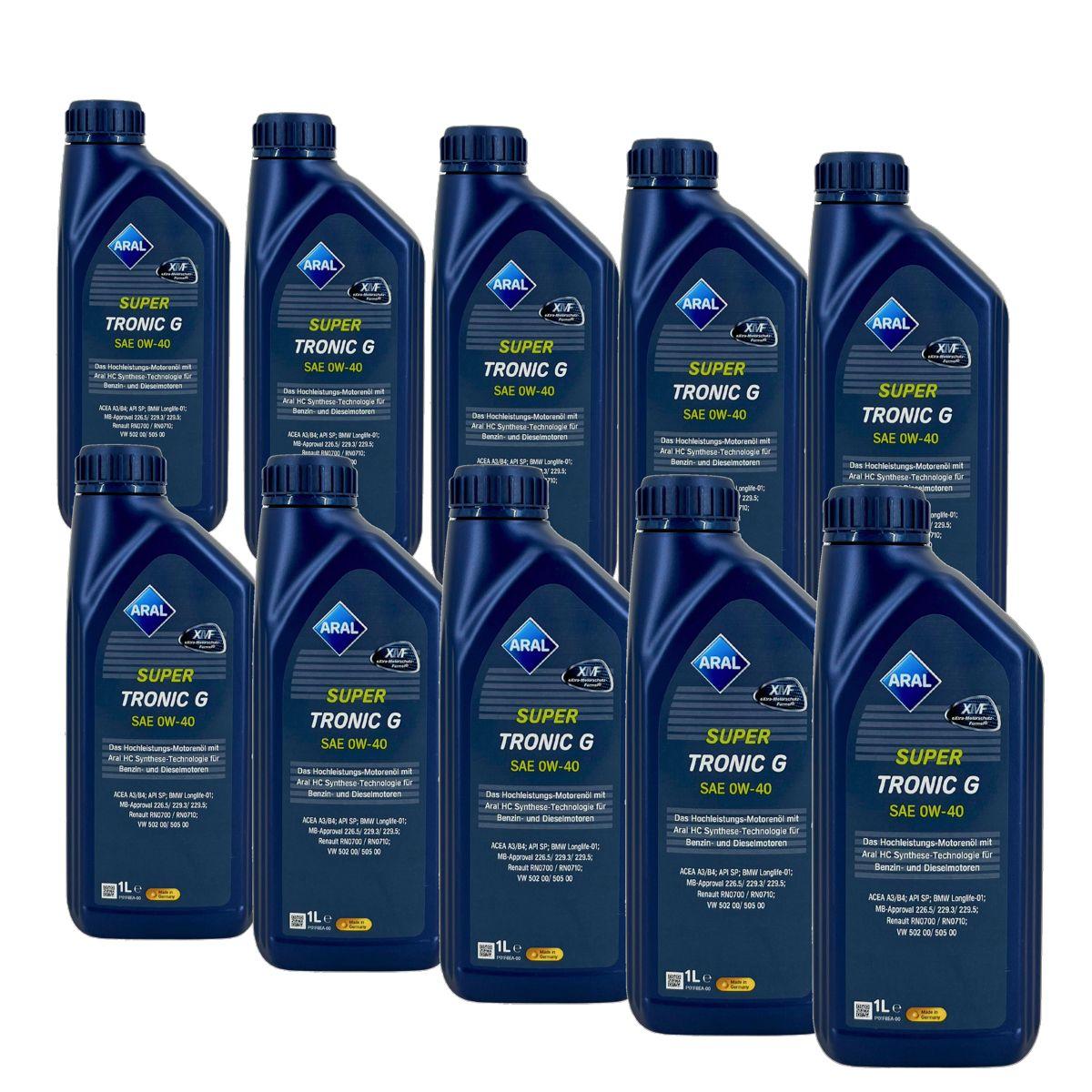 Aral SuperTronic G 0W-40 10x1 Liter