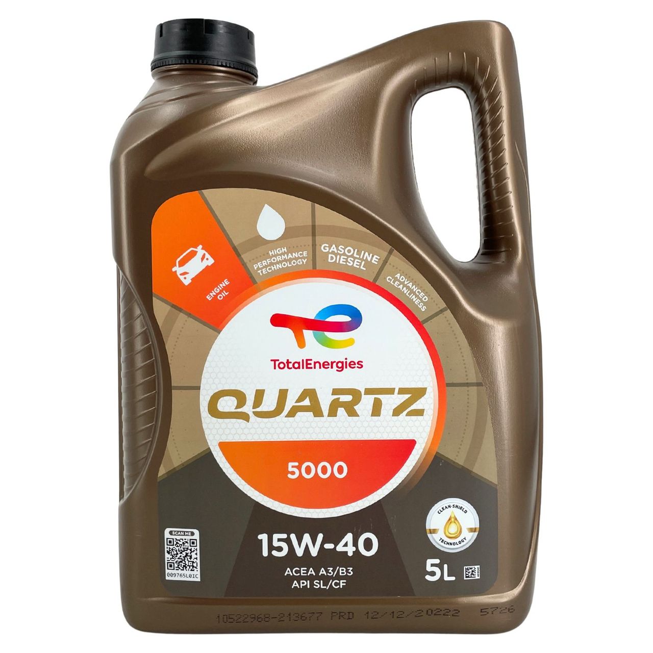 Total Quartz 5000 15W-40 5 Liter