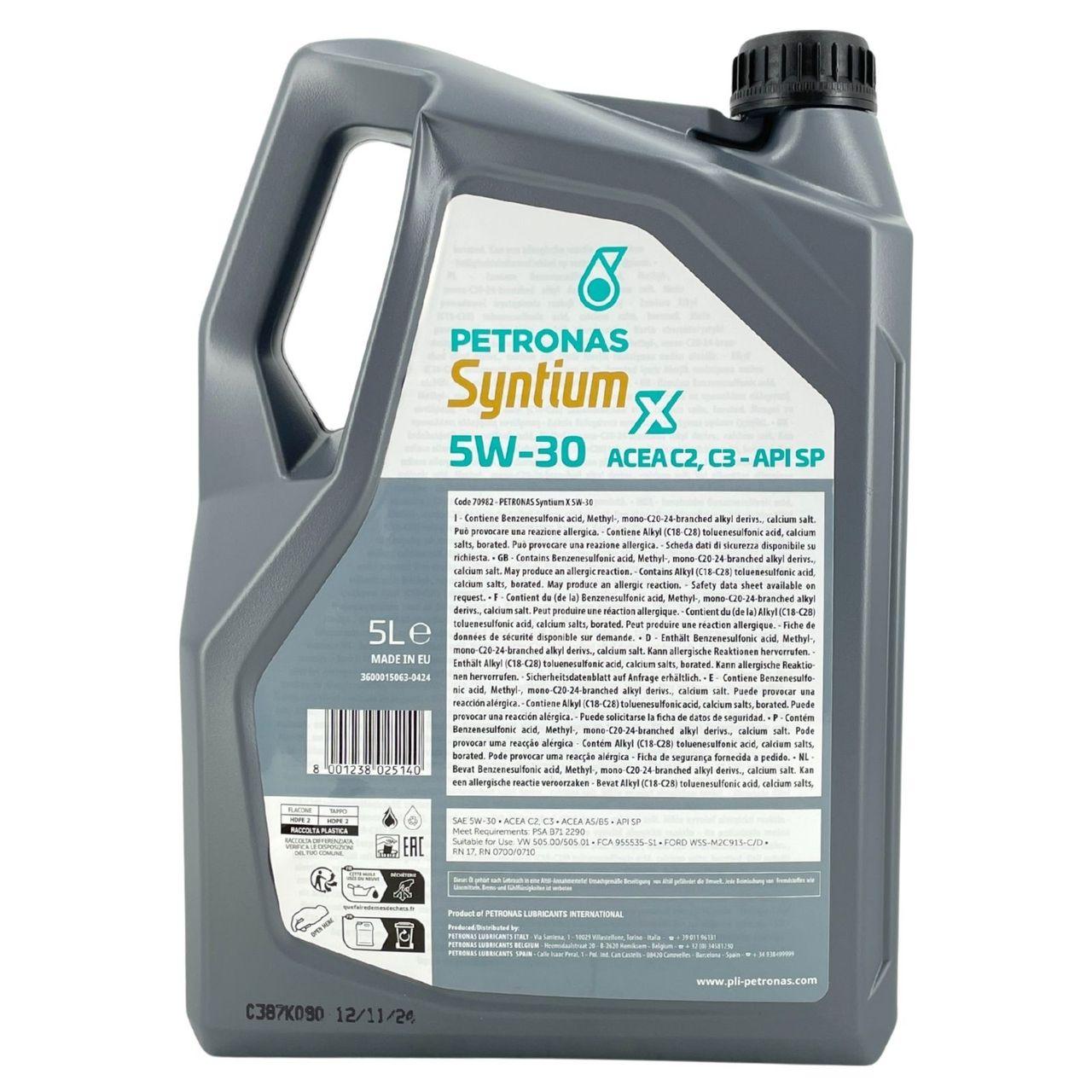 Petronas Syntium X 5W-30 C2 C3 5 Liter