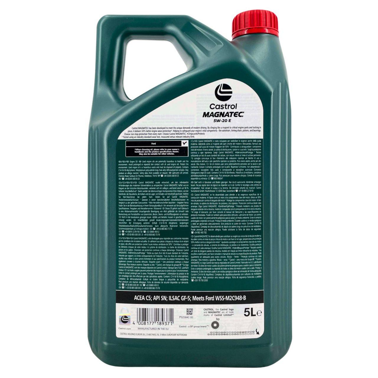Castrol Magnatec 5W-20 E 5 Liter