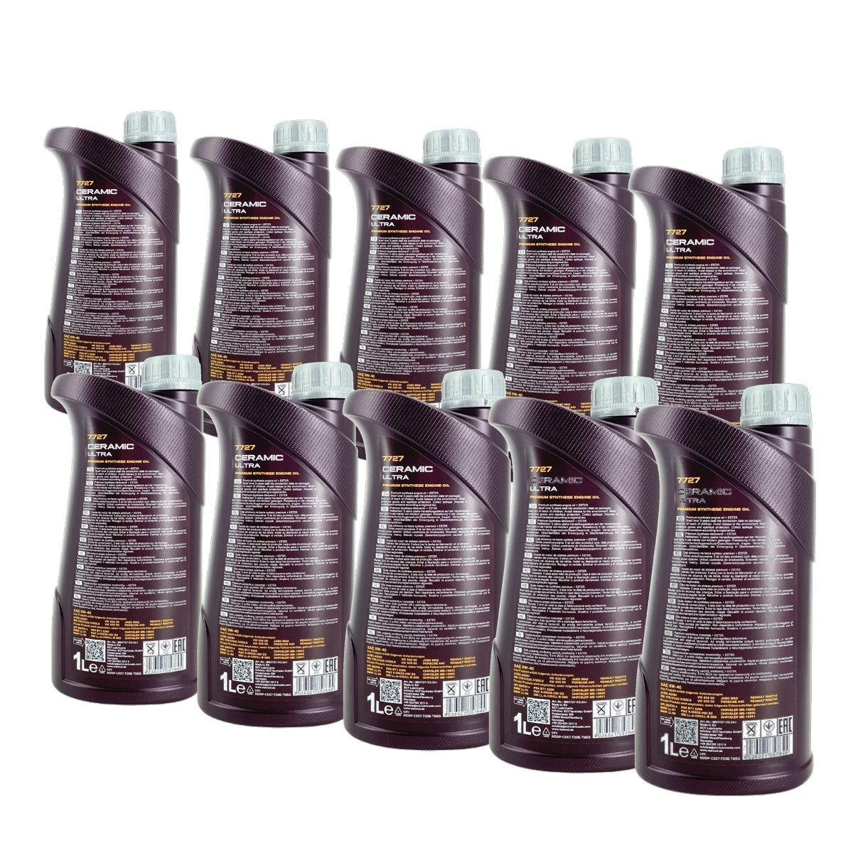 Mannol Ceramic Ultra 5W-40 10x1 Liter