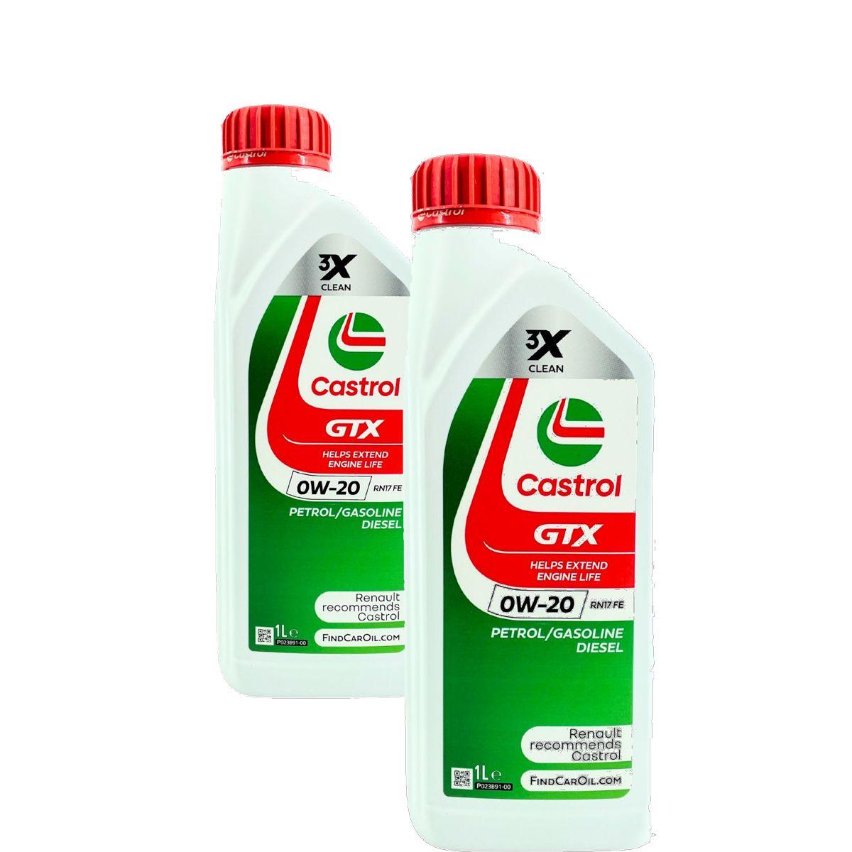 Castrol GTX 0W-20 RN17 FE 2x1 Liter