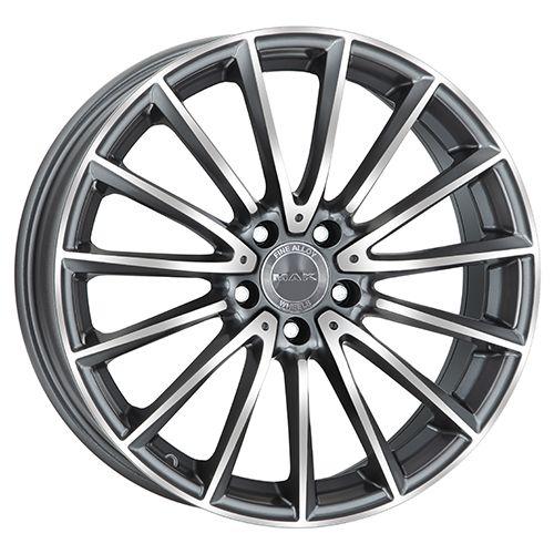 MAK KOMET gun metallic mirror 8.0Jx18 5x112 ET43
