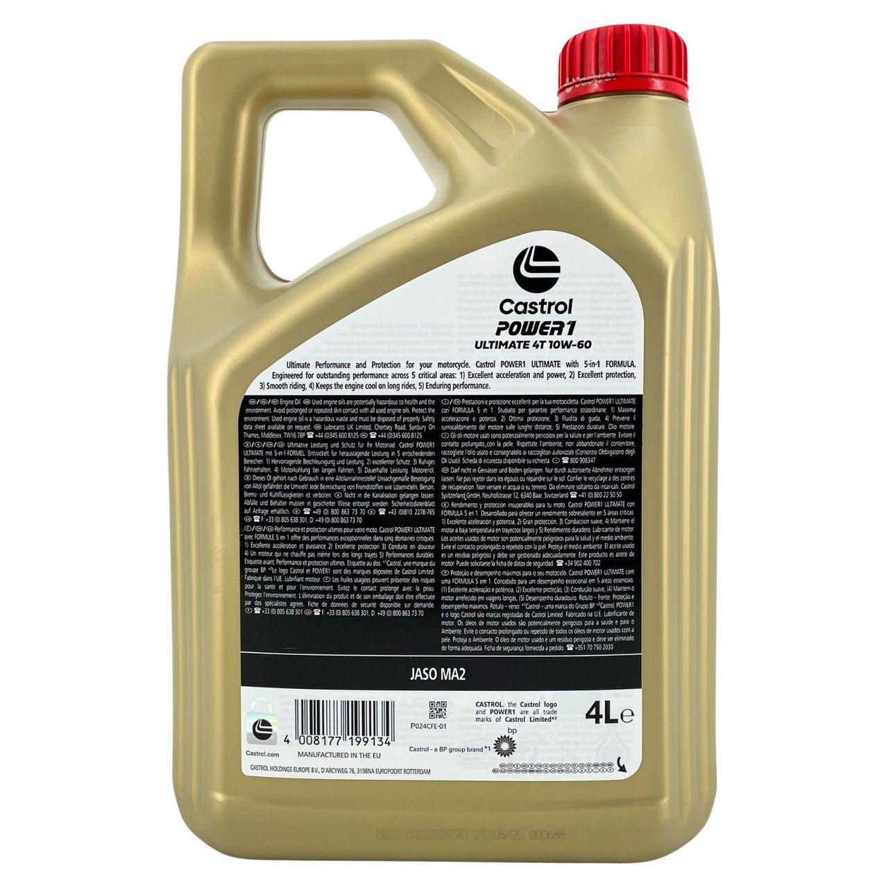 Castrol Power 1 Ultimate 4T 10W-60 4 Liter
