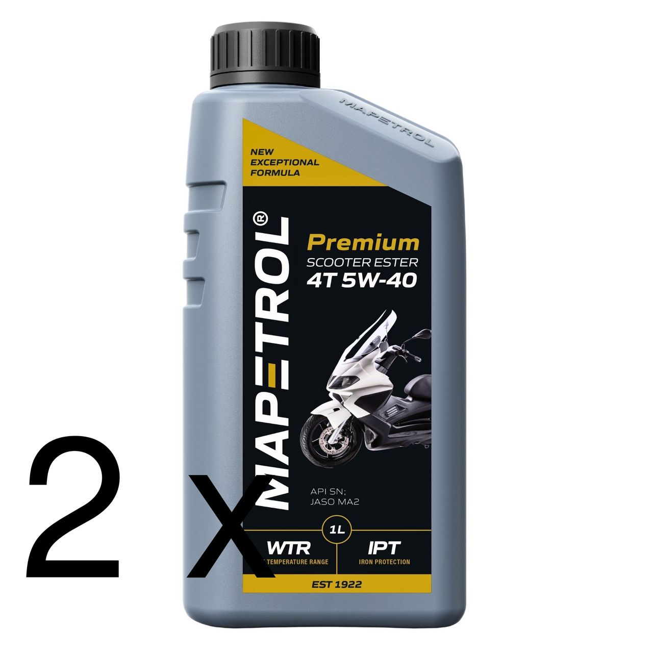 Mapetrol Premium Scooter Ester 4T 5W-40 2x1 Liter