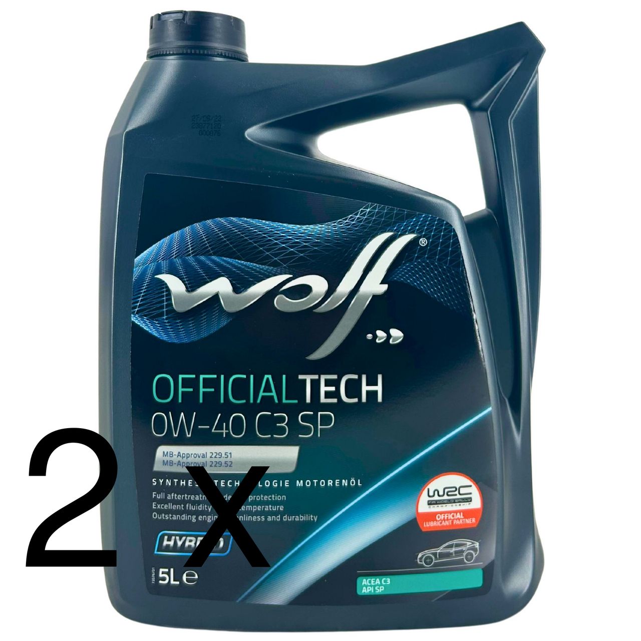 Wolf OfficialTech 0W-40 C3 SP 2x5 Liter