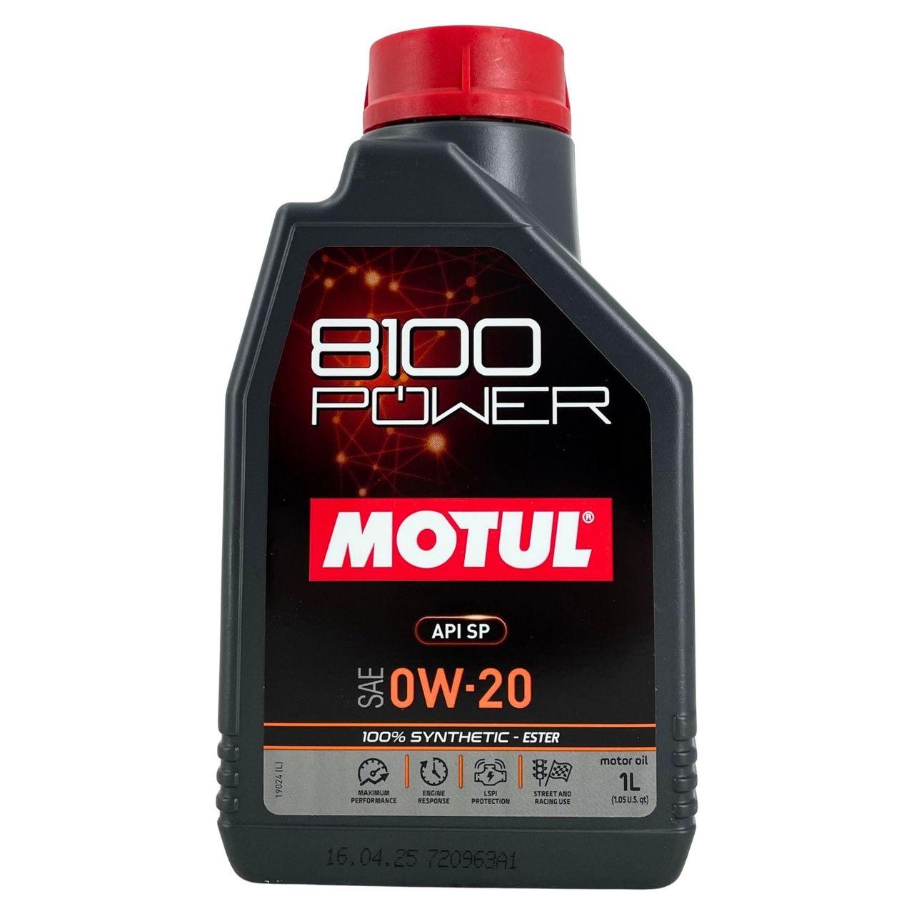 Motul 8100 Power 0W-20 1 Liter