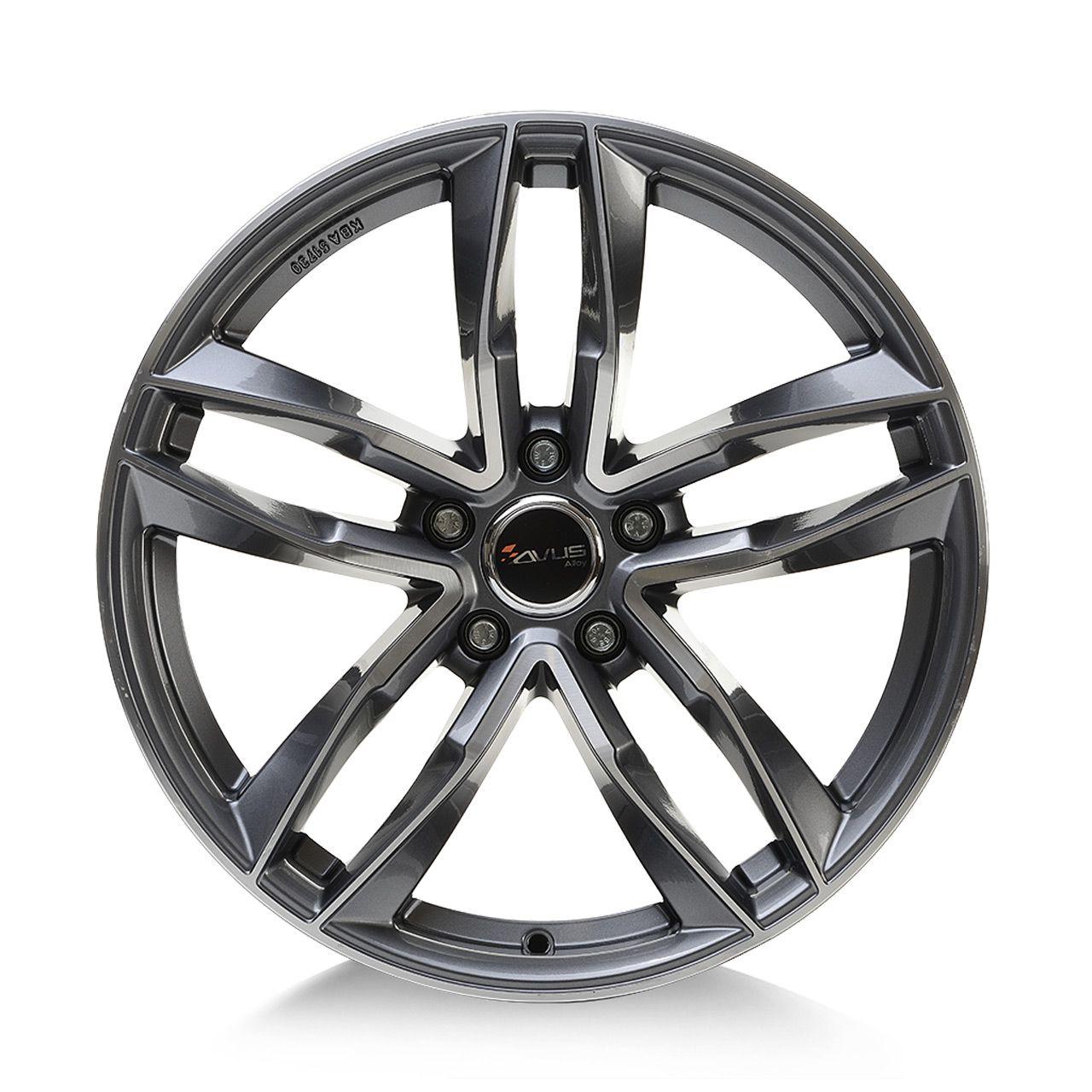 AVUS RACING AF16 anthracite polished 8.5Jx21 5x112 ET30