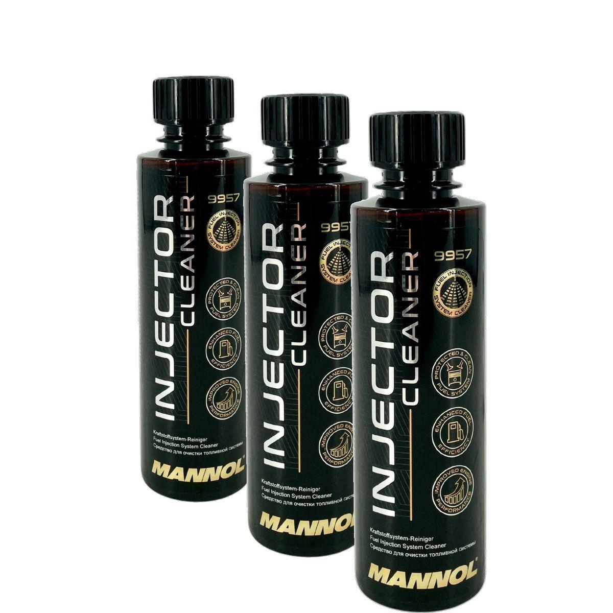 Mannol Injector Cleaner Einspritzdüsenreiniger für Benzinmotoren 3x250 ML