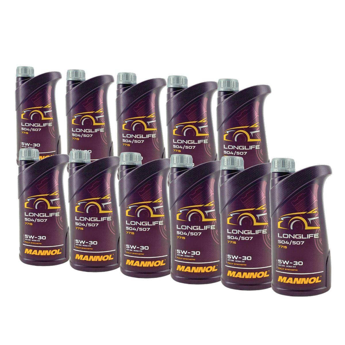 Mannol Longlife 504/507 5W-30 11x1 Liter