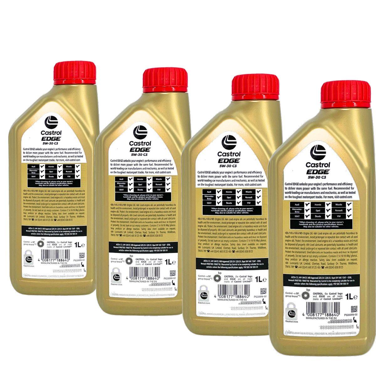 Castrol Edge 5W-30 C3 4x1 Liter