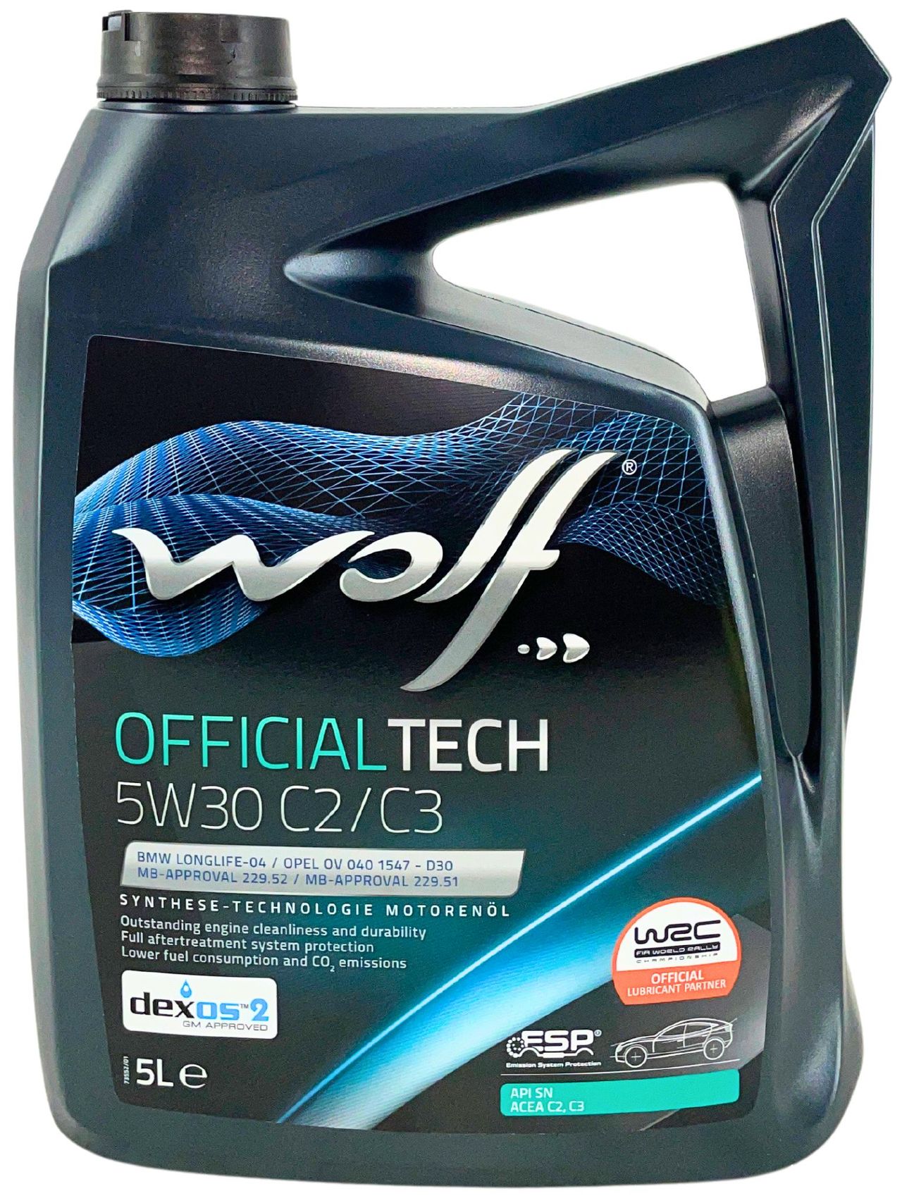 Wolf OfficialTech 5W-30 C2/C3 5 Liter Wolf OfficialTech 5W-30 C2/C3 5 Liter