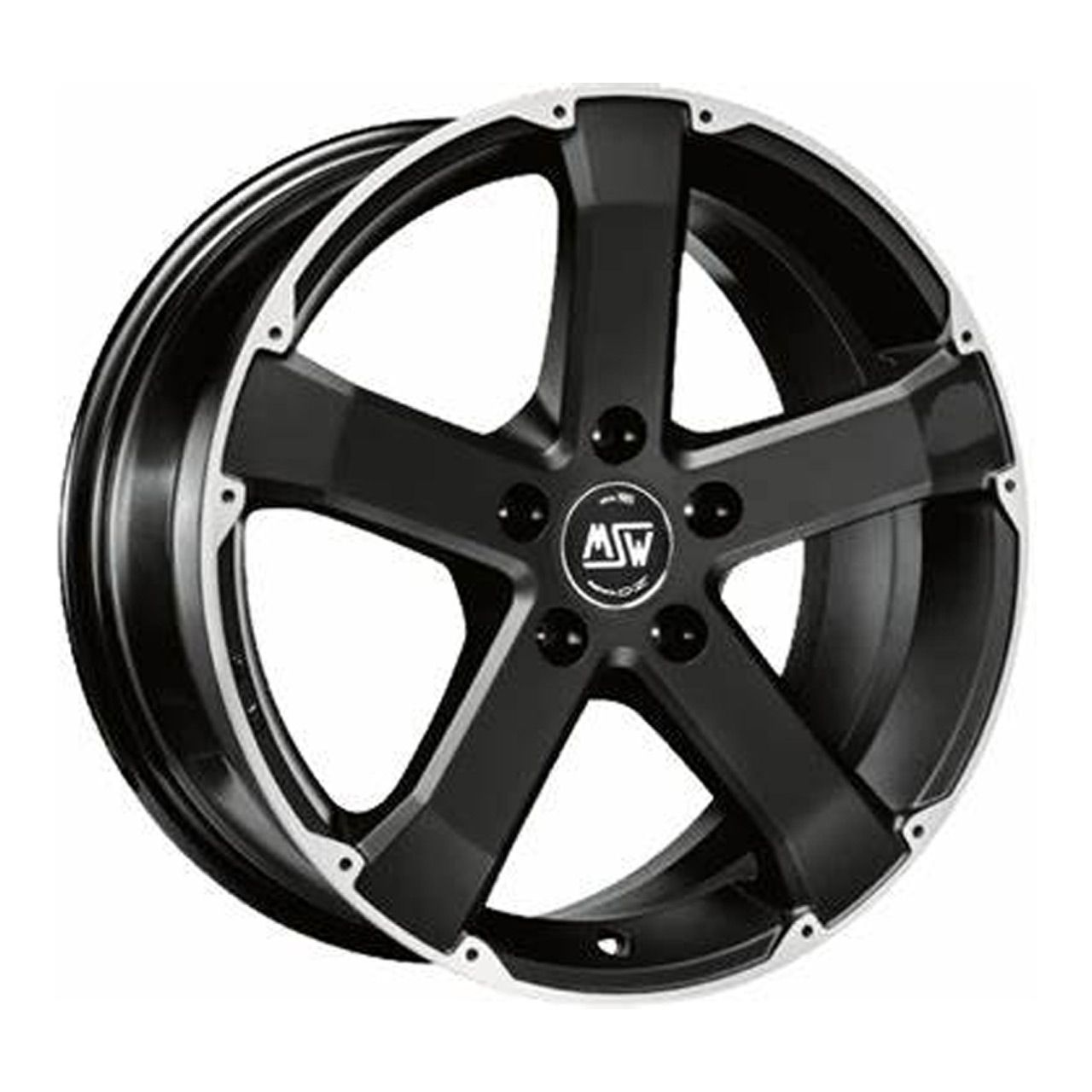 MSW (OZ) MSW 45 schwarzmatt poliert 8.0Jx18 5x150 ET35