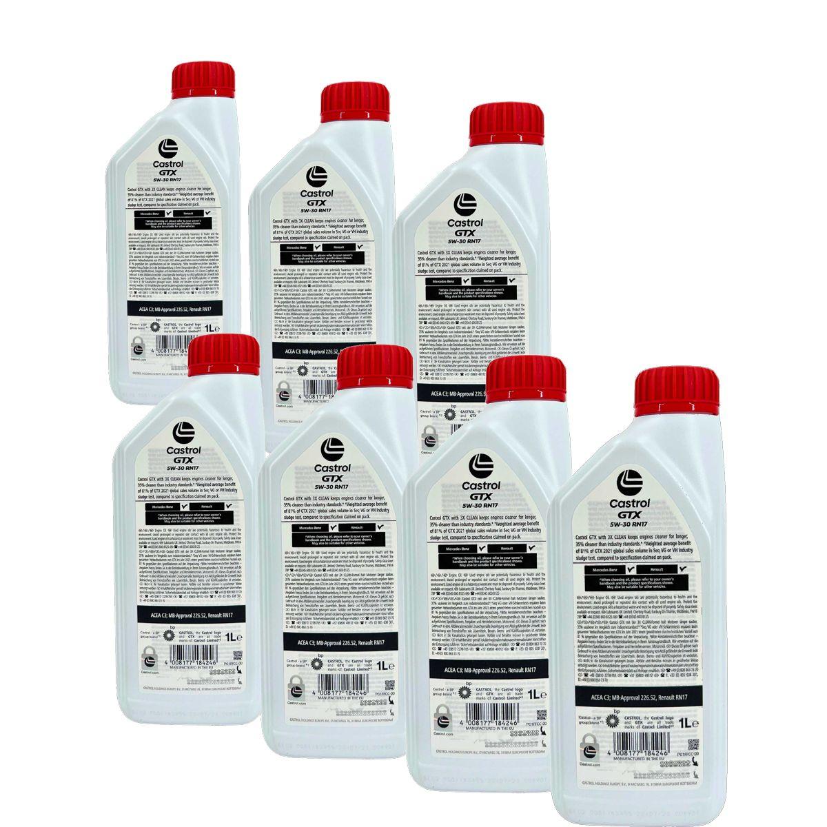 Castrol GTX 5W-30 RN17 7x1 Liter
