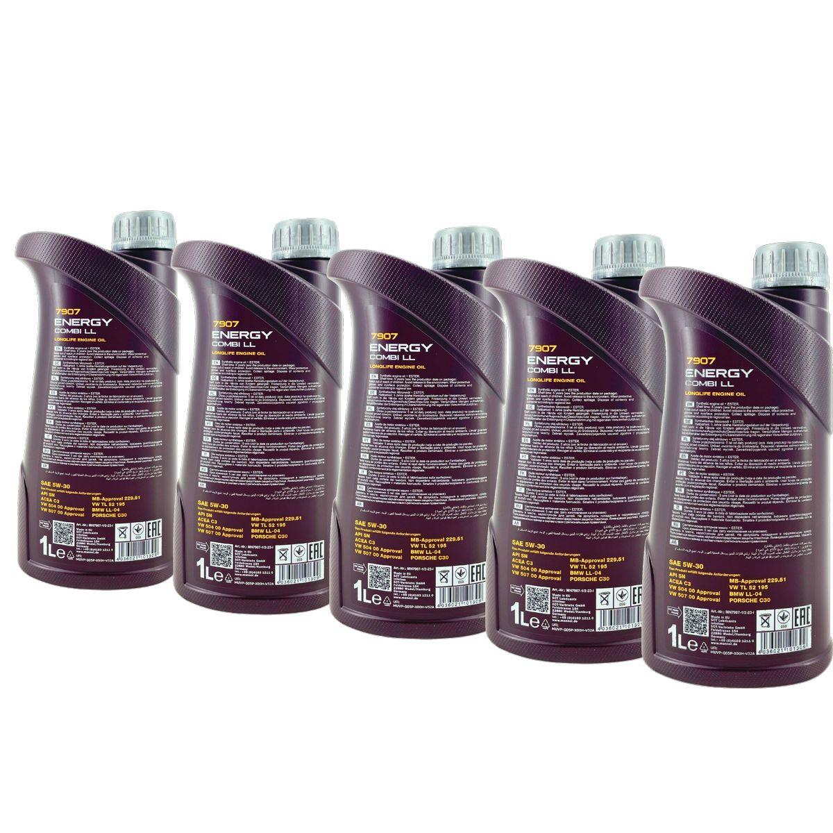 Mannol Energy Combi LL 5W-30 5x1 Liter