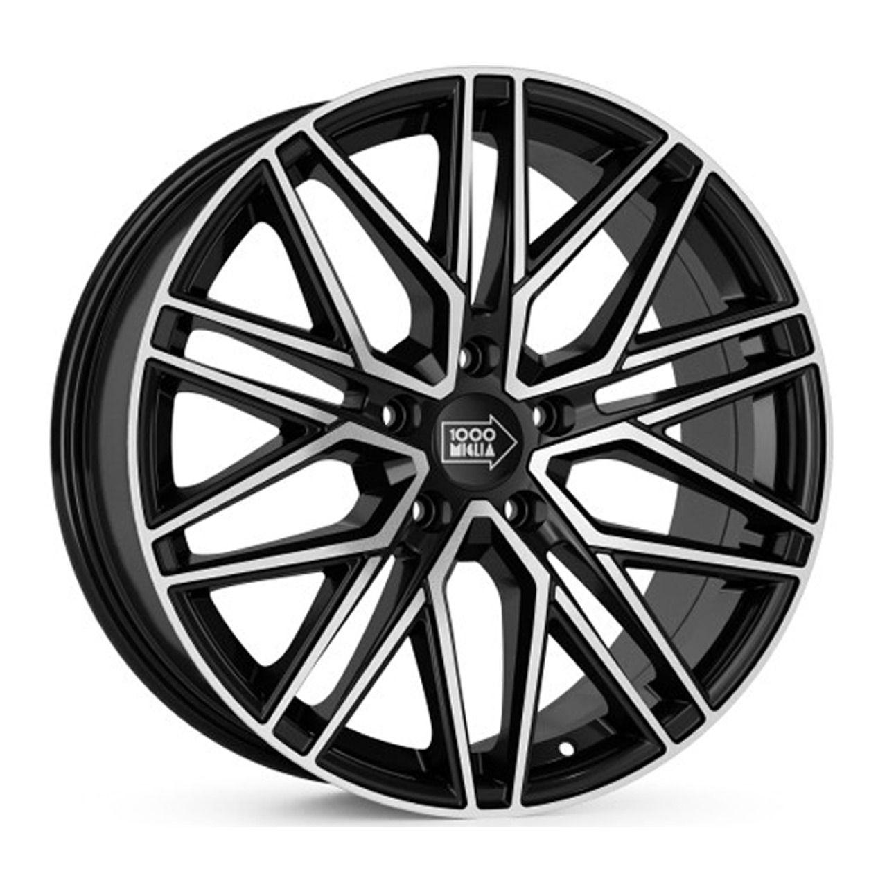 1000 MIGLIA MM1023 black polished 8.5Jx20 5x112 ET35