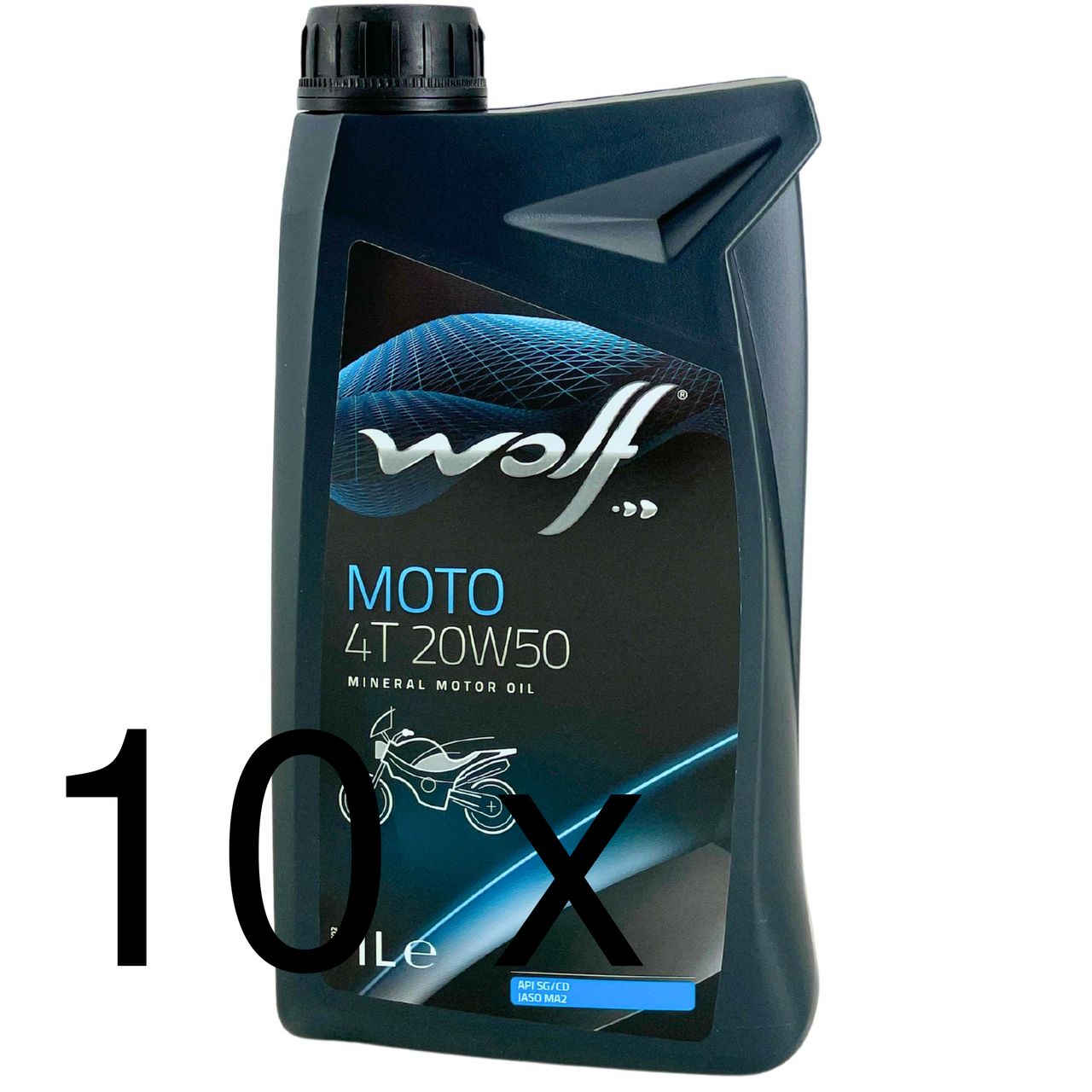 Wolf Moto 4T 20W-50 10x1 Liter