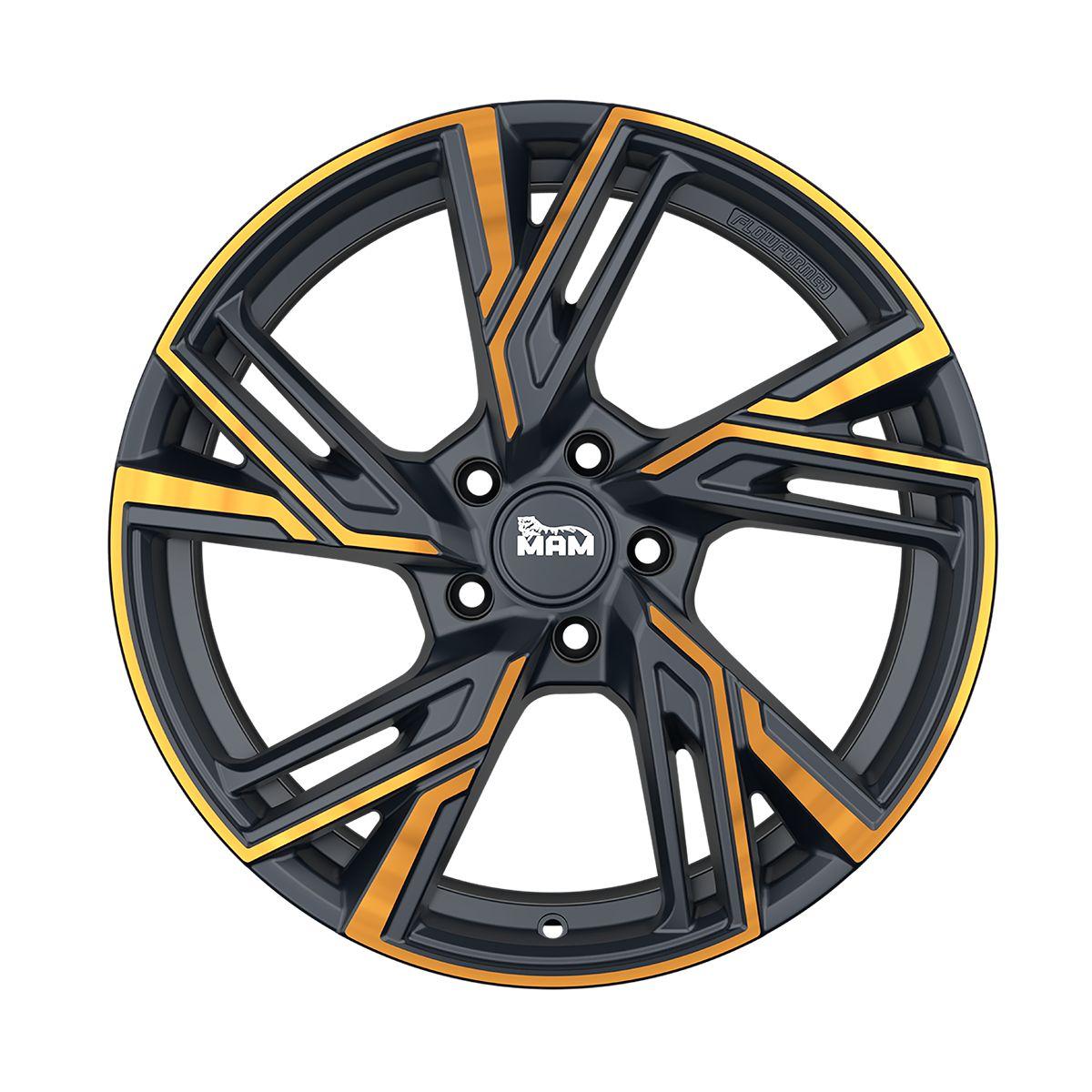 MAM WHEELS MAM RS5 matt black front copper 8.5Jx20 5x112 ET30