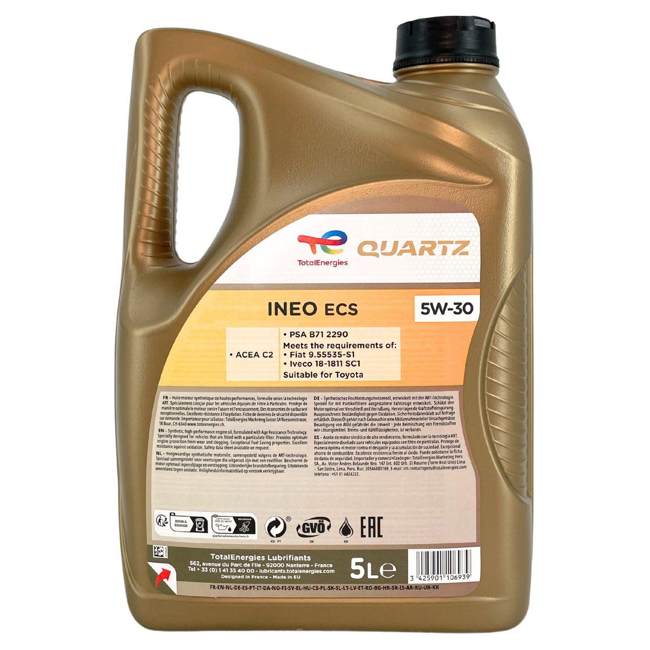 Total Quartz Ineo ECS 5W-30 5 Liter