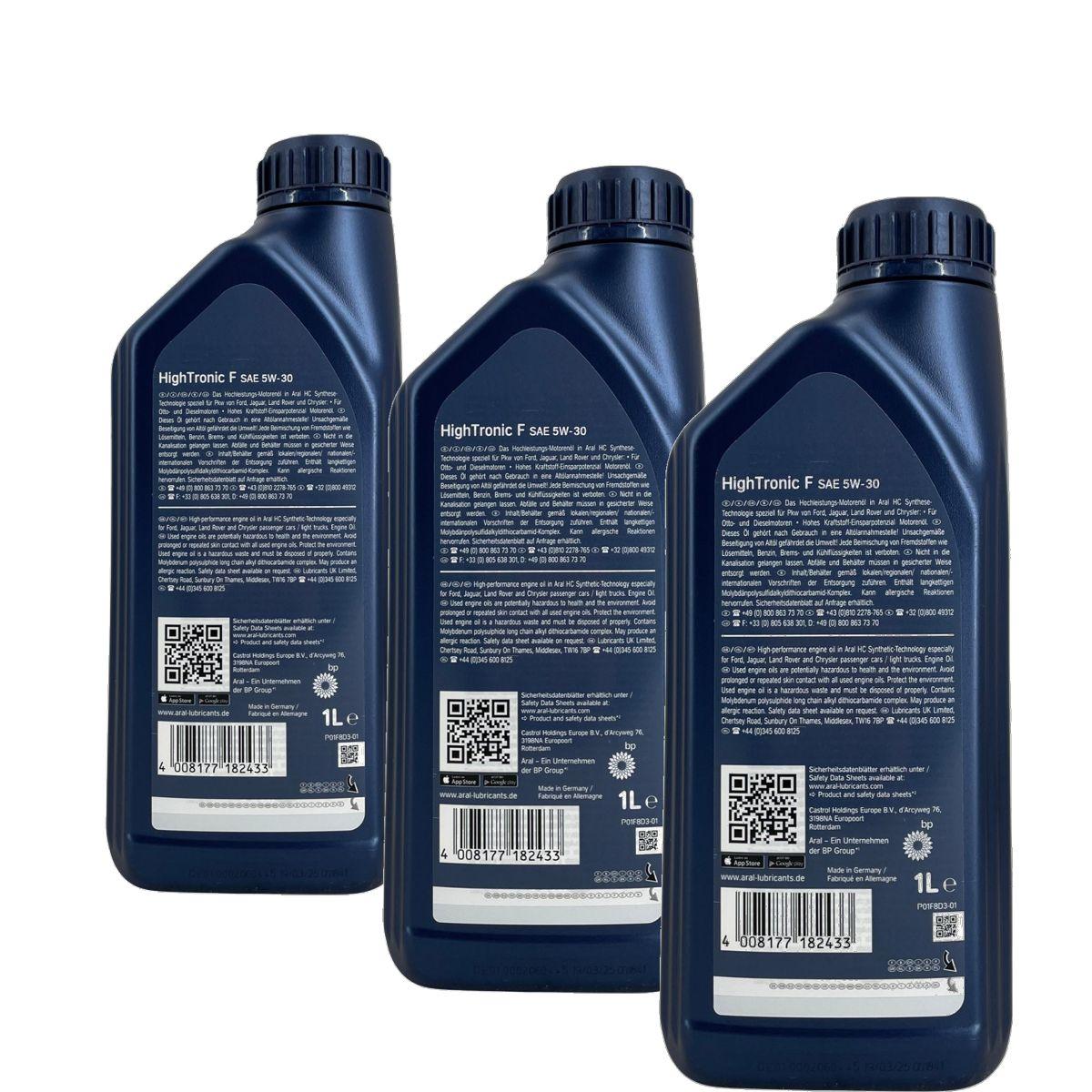 Aral HighTronic F 5W-30 3x1 Liter