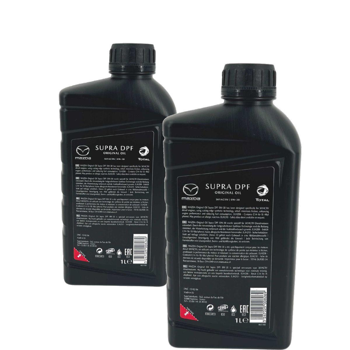Mazda Original Oil Supra DPF Skyactiv-D 0W-30 2x1 Liter