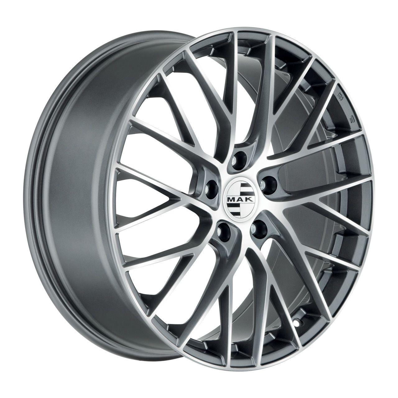MAK MONACO gun metal mirror face 8.5Jx19 5x130 ET55