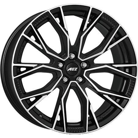 AEZ TORONTO DARK black polished 7.5Jx18 5x112 ET23