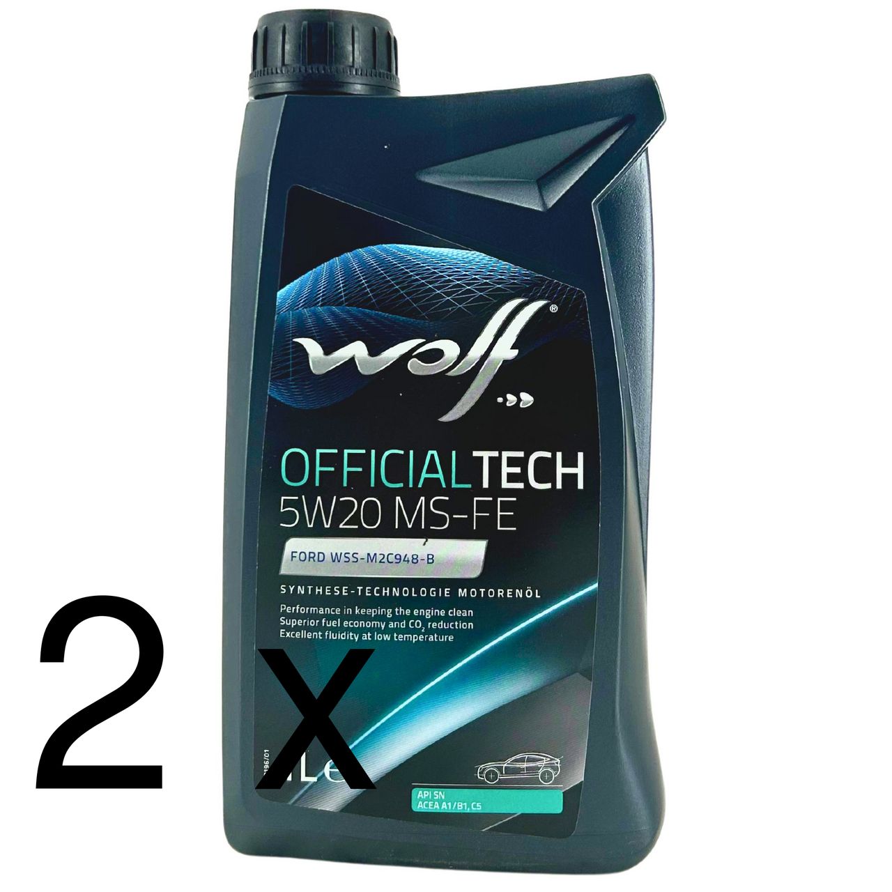 Wolf OfficialTech 5W-20 MS-FE 2x1 Liter