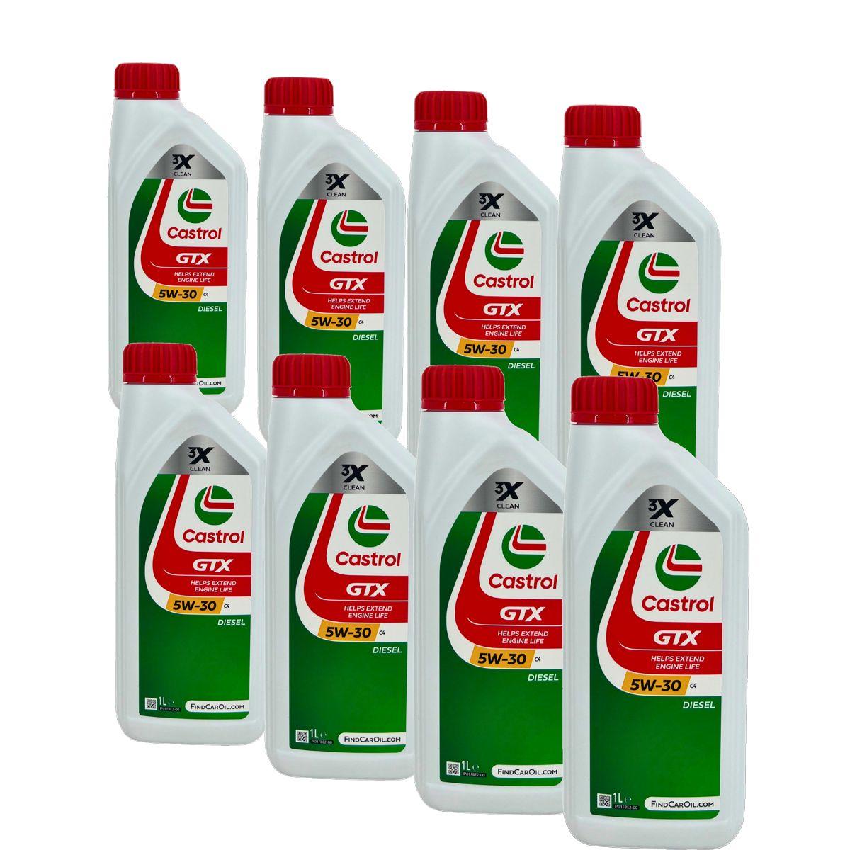 Castrol GTX 5W-30 C4 8x1 Liter