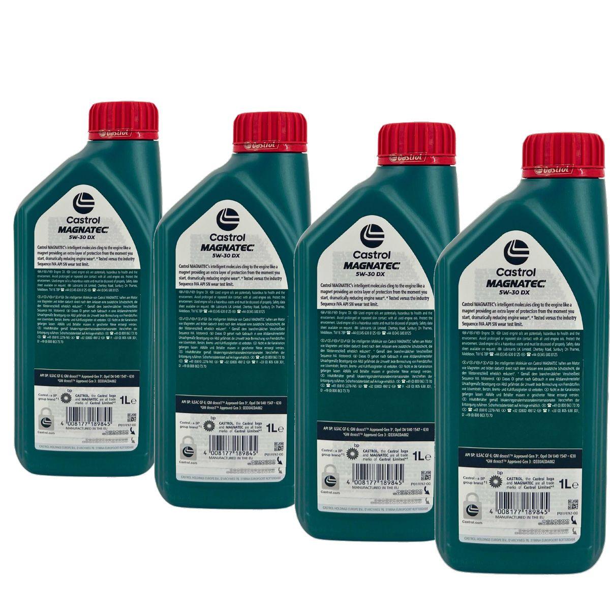 Castrol Magnatec 5W-30 DX 4x1 Liter