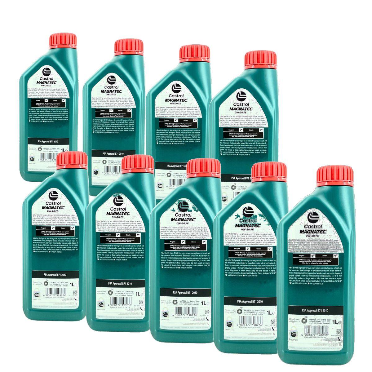 Castrol Magnatec 0W-20 FE 9x1 Liter