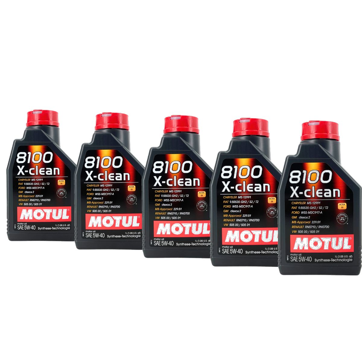 Motul 8100 X-clean 5W-40 5x1 Liter