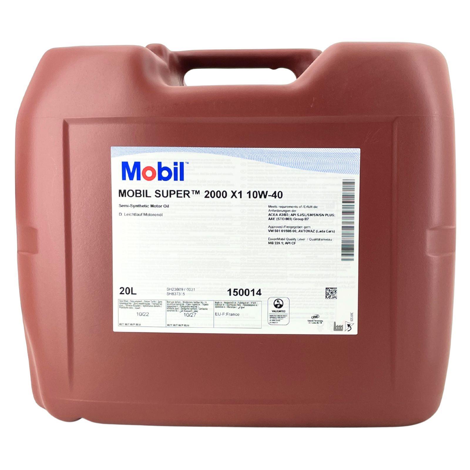 Mobil Super 2000 X1 10W-40 20 Liter Kanister