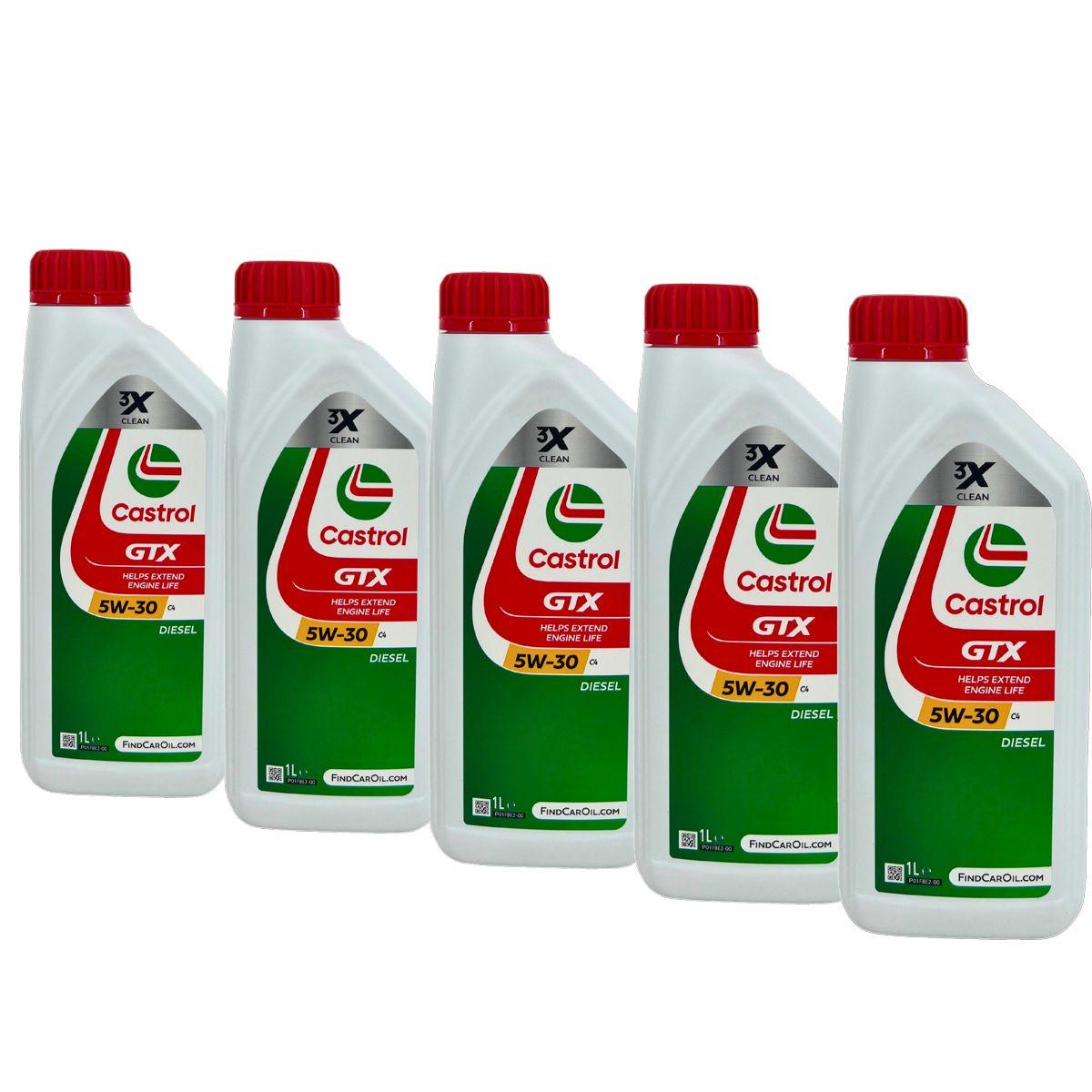 Castrol GTX 5W-30 C4 5x1 Liter