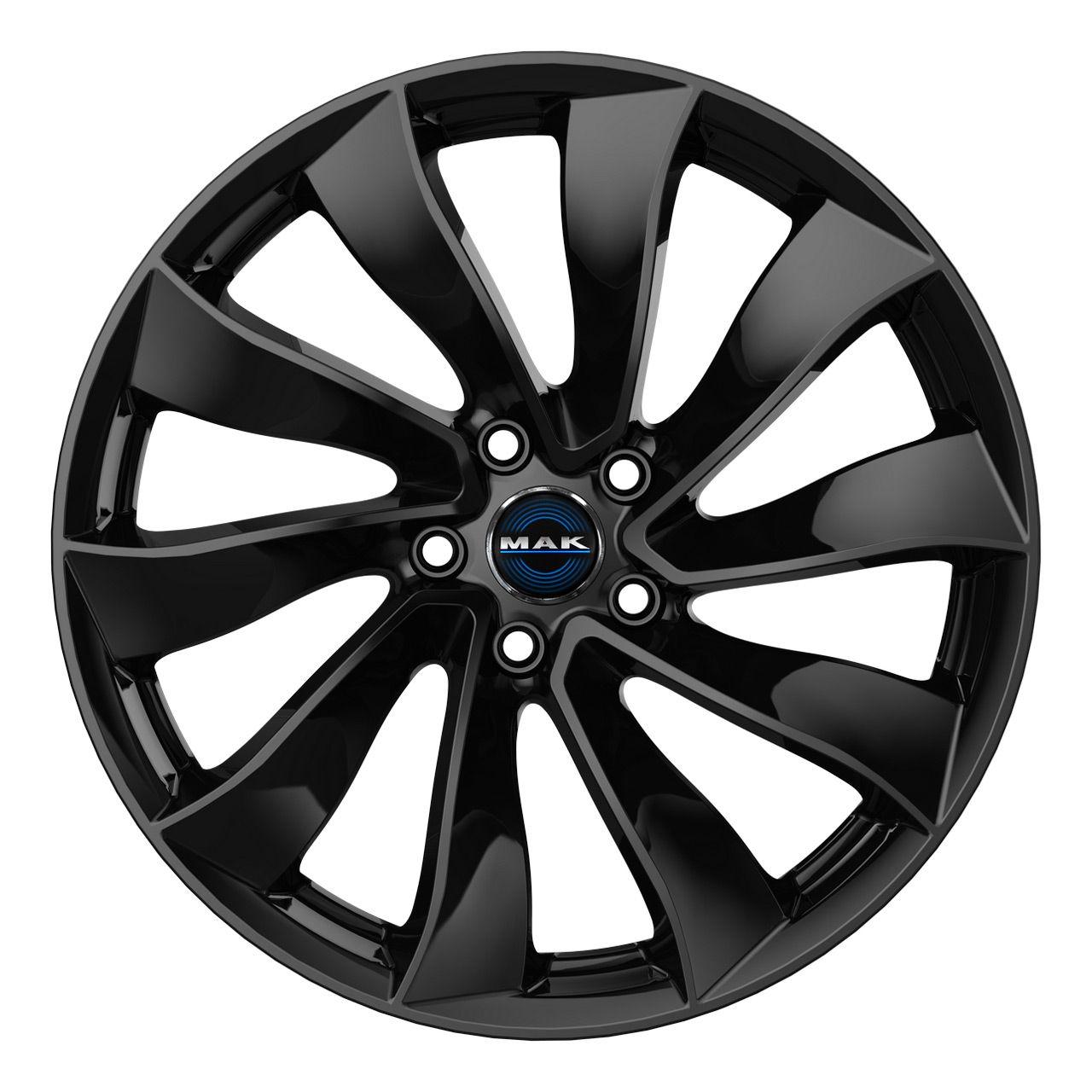 MAK SOLAR gloss black 8.5Jx19 5x114.3 ET38