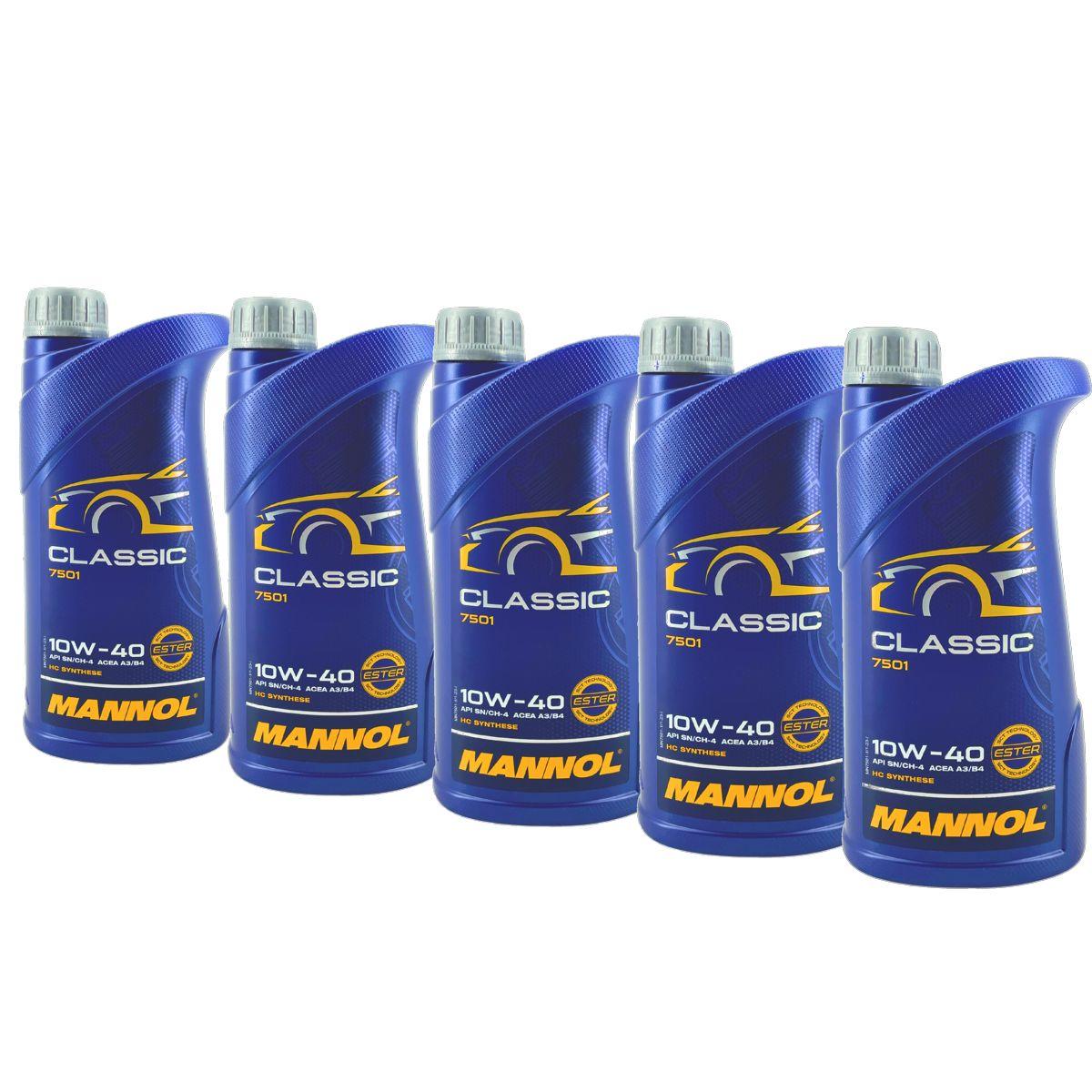 Mannol Classic 10W-40 5x1 Liter
