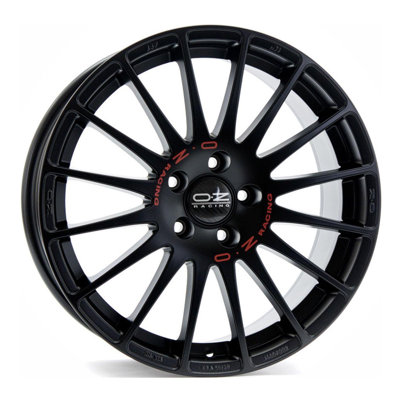 OZ SUPERTURISMO GT matt schwarz 7.0Jx18 4x100 ET39