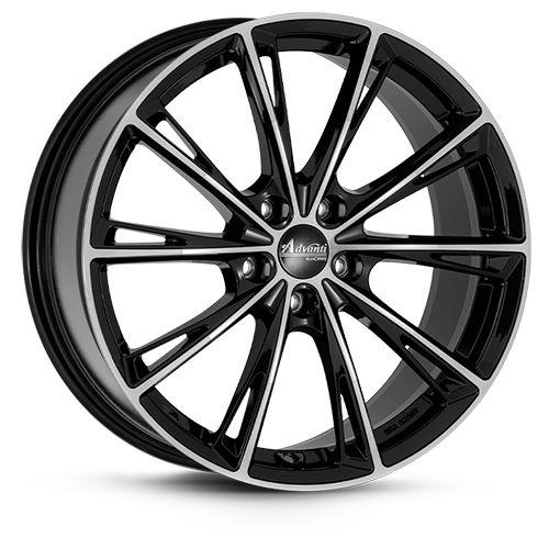 OXXO WHEELS PREDATOR BLACK black polished 8.5Jx20 5x114.3 ET45