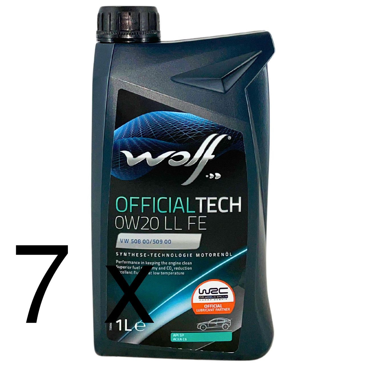 Wolf OfficialTech 0W-20 LL FE 7x1 Liter