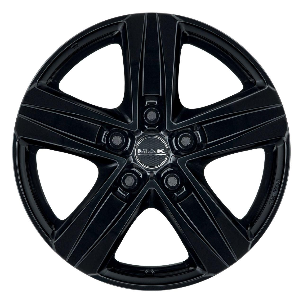 MAK STONE 5 glanz schwarz 6.5Jx16 5x130 ET65