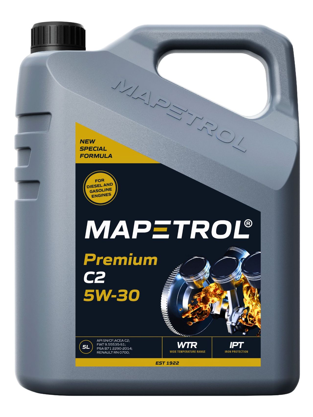 Mapetrol Premium C2 5W-30 5 Liter Mapetrol Premium C2 5W-30 5 Liter