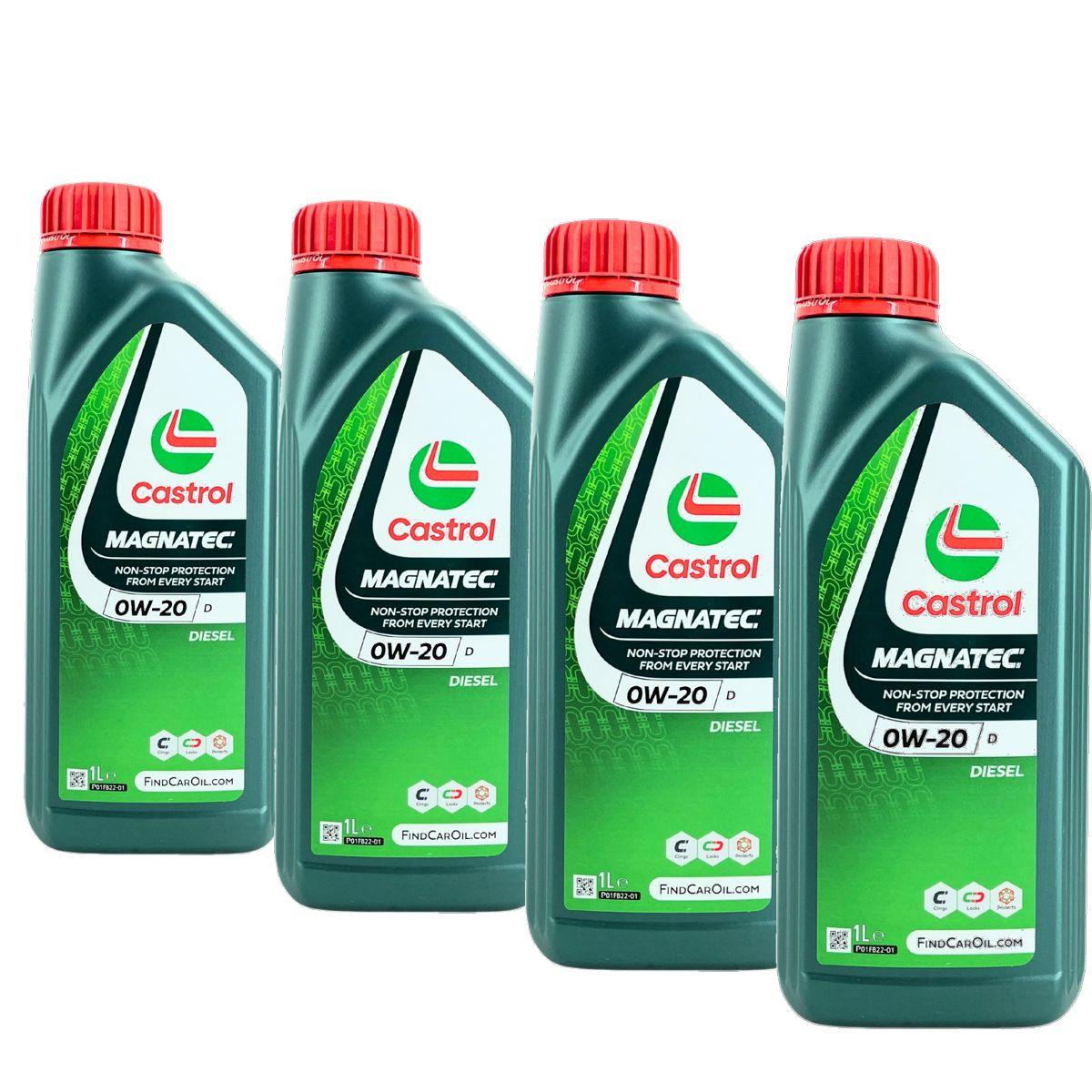 Castrol Magnatec Diesel 0W-20 4x1 Liter